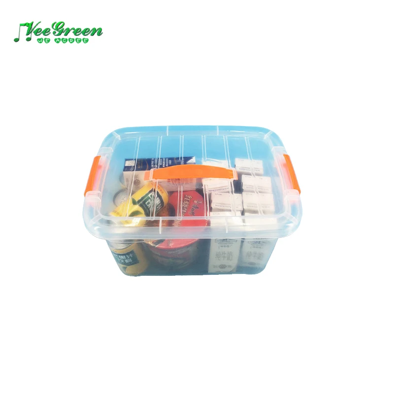 Transparent  Kitchen Clear Plastic Containers Storage Boxes With Lids