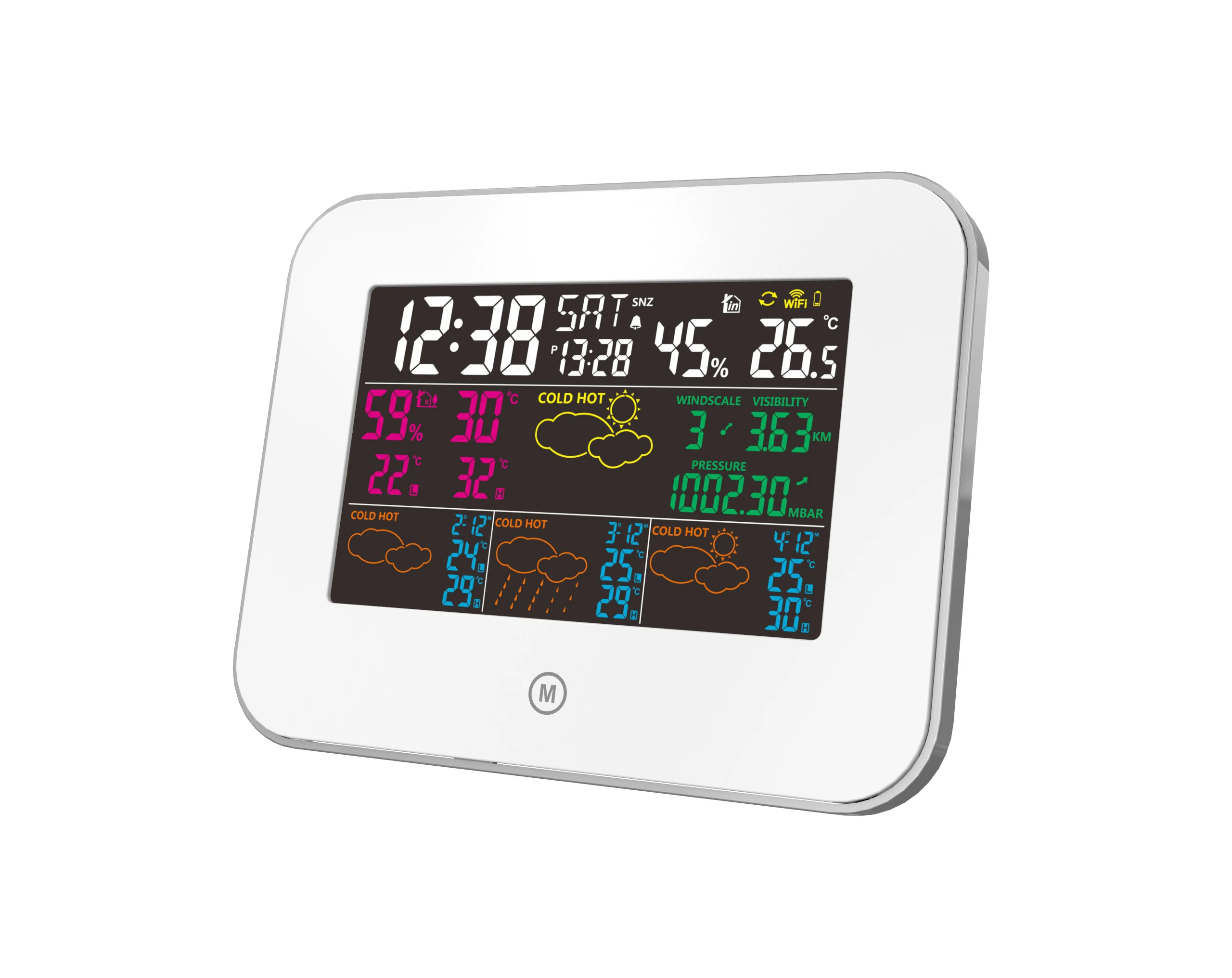 2024 WIFI Weather Station Professional Digital Indoor Outdoor Temperature and Humidity