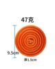Spinner fidget orange à 5 anneaux - 47g - 95cm de long - 15cm d'épaisseur