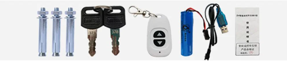 Automatic Remote Control Parking Lock Parking Barrier