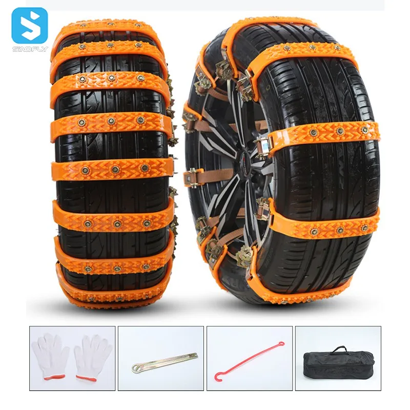 Car Winter Tire Wheels Snow Antiskid Chains For Car Emergency Tool
