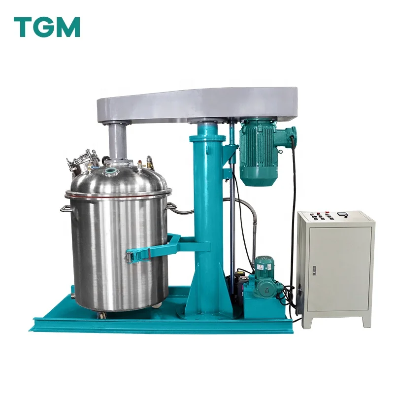 Liquid nitrogen compound fertilizer high speed dispersing machine with vacuum function disperser