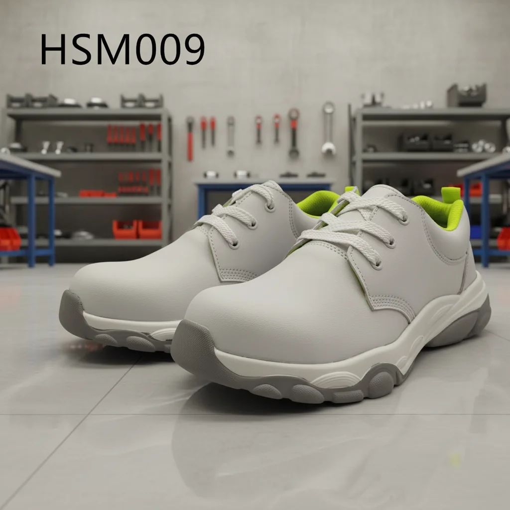 HY,2026 Infirmary Job Anti-Bacteria&puncture White Safety Shoes Factory Price Hard-wearing Sole Steel Toe Cap Work Clogs HSW009