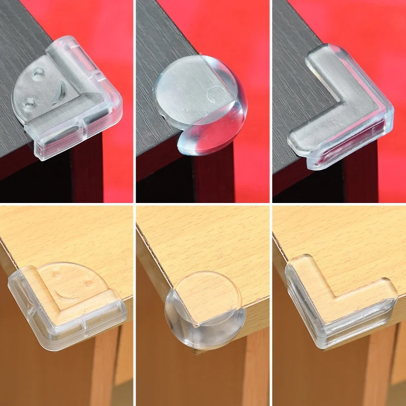 Wholesale Bulk PVC Baby Corner Protector Adhesive Angle Against Collision Corner Protector for Kids Proofing Baby Collisions