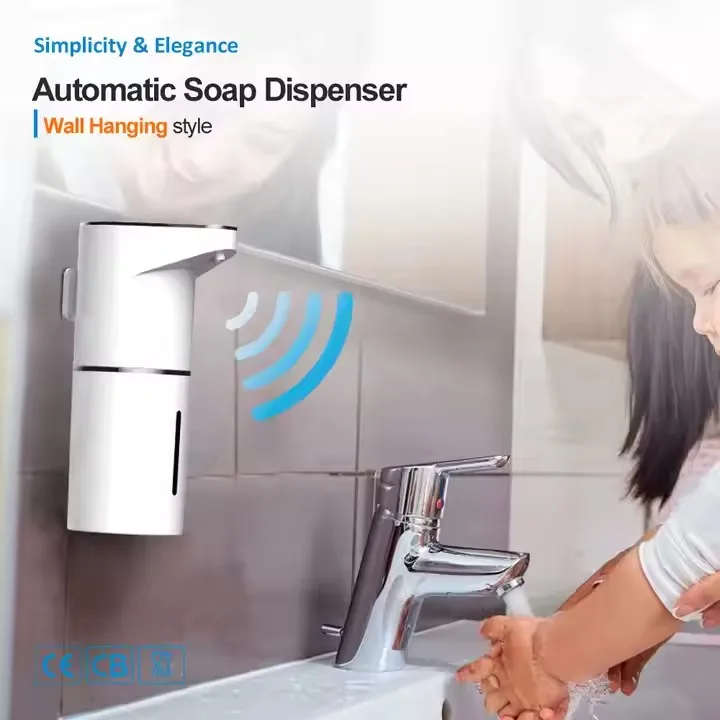 Usb Charging Infrared Sensor Electric Touchless Hand Soap Wall Mount Automatic Foaming Soap Dispenser Liquid Smart Dispenser