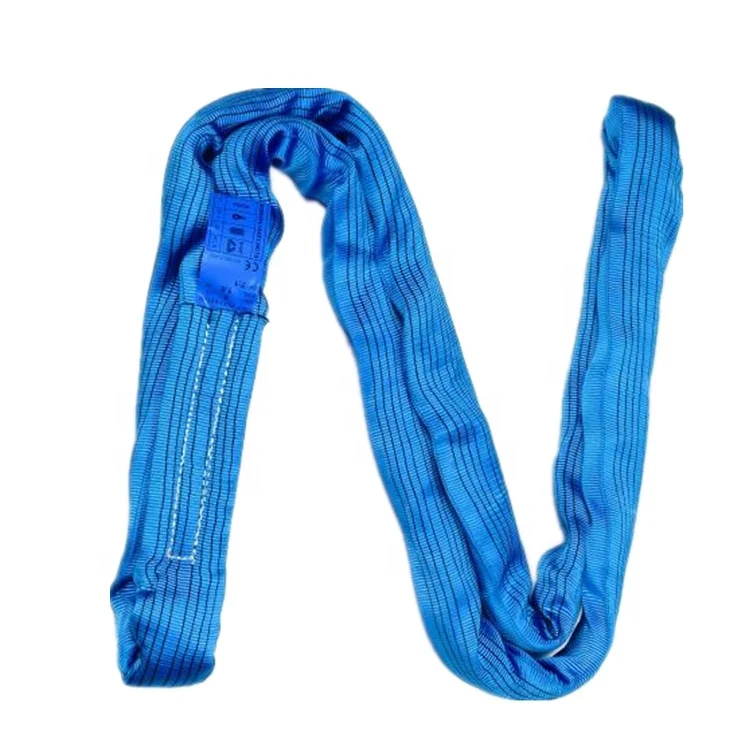 High Strength Soft Polyester Lifting Round Sling 8 Ton