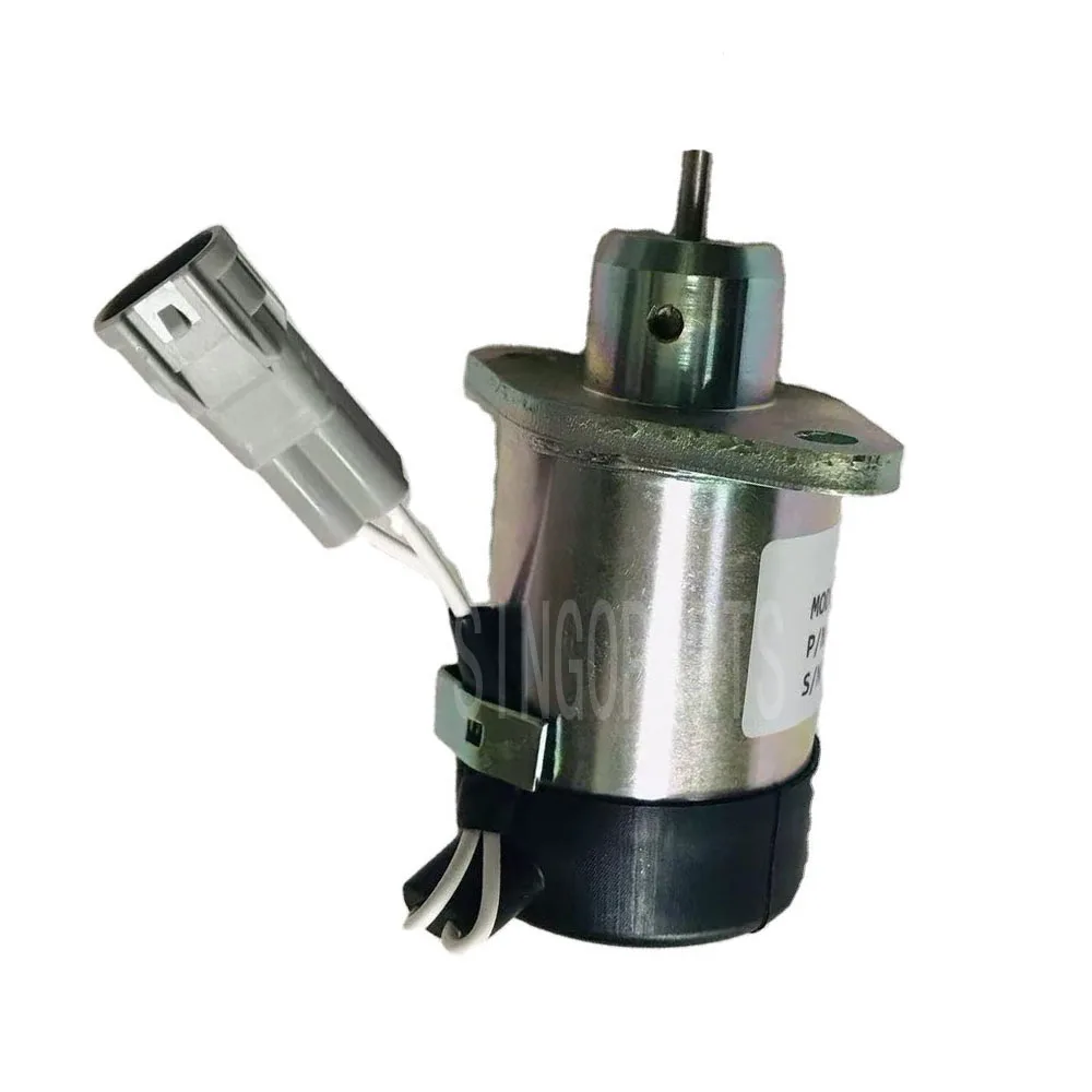 Kubota V2607 V3307 Fuel Shutoff Stop Solenoid 1G528-60010