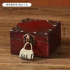 6001-02GK10 Copper Square Box, Medium, Retro Style, Three-Piece