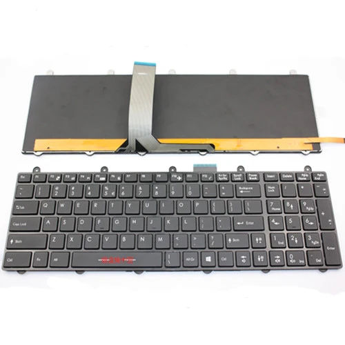 Laptop Keyboard for MSI MS-16GA 16GB 16GC 16GD 16GP MS-1755 1756 1758 175A France FR Black Frame