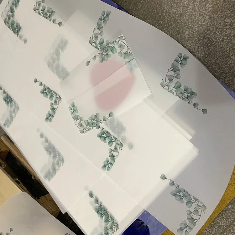Wholesale Custom Translucent Tracing Paper Vellum Paper Wedding Invitation Card