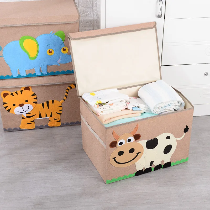 Collapsible Storage Box Large Capacity Baby Organizer Toy Storage Chest Kids Basket Organizer