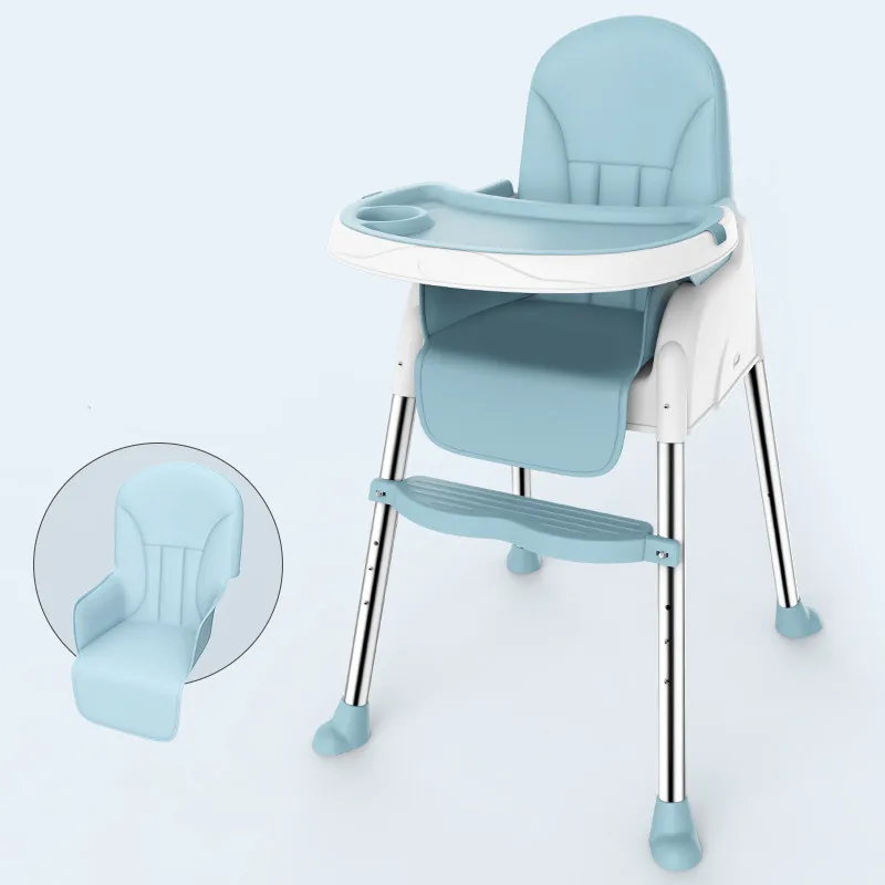 New Type Top Sale Highchair 3 In 1 Plastic Baby Dinning Chair Toddler High chair With Tray And Seat Belt