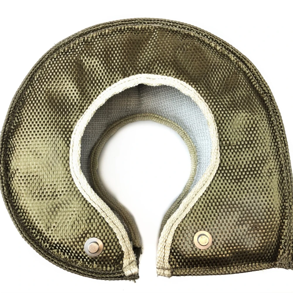 Xinhan Turbocharger Heat Shield Blanket For T6 GT55 - Fiberglass, 2000°F Rated (Blue) - View #9