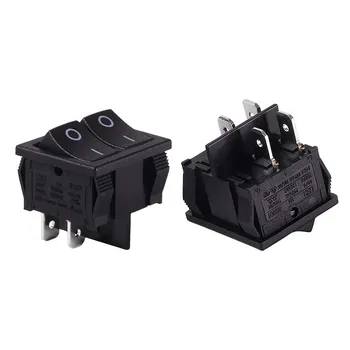 Factory Supply Electric Power Switch 6A 8A 250V On-Off 4 Pin Momentary Rocker Switch