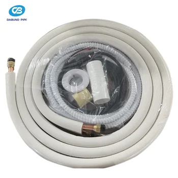 Multi-Size Insulated AC Copper Pipe Line Set for Air Conditioners Premium Refrigeration Copper Pipe Kit