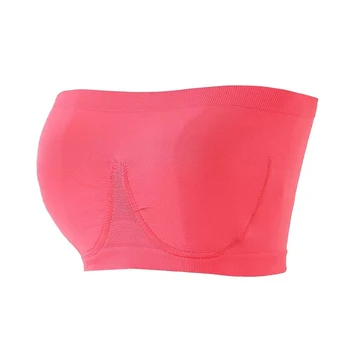 Womens Tube Tops Strapless Crop Tops Basic Backless Sleeveless Bandeau Cute Summer Outfits Sexy Solid