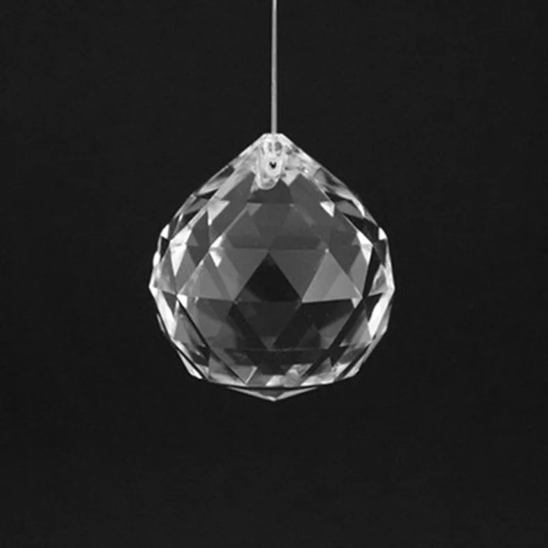 Wholesale Decorative K9 Crystal Ball Prisms 30mm Faceted Glass Balls for Chandelier supplier