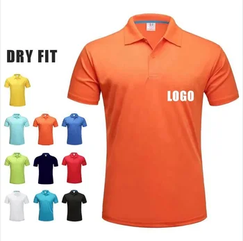 Custom Golf Polo Shirt Quick Dry 100% Polyester Tshirt Sublimation ...