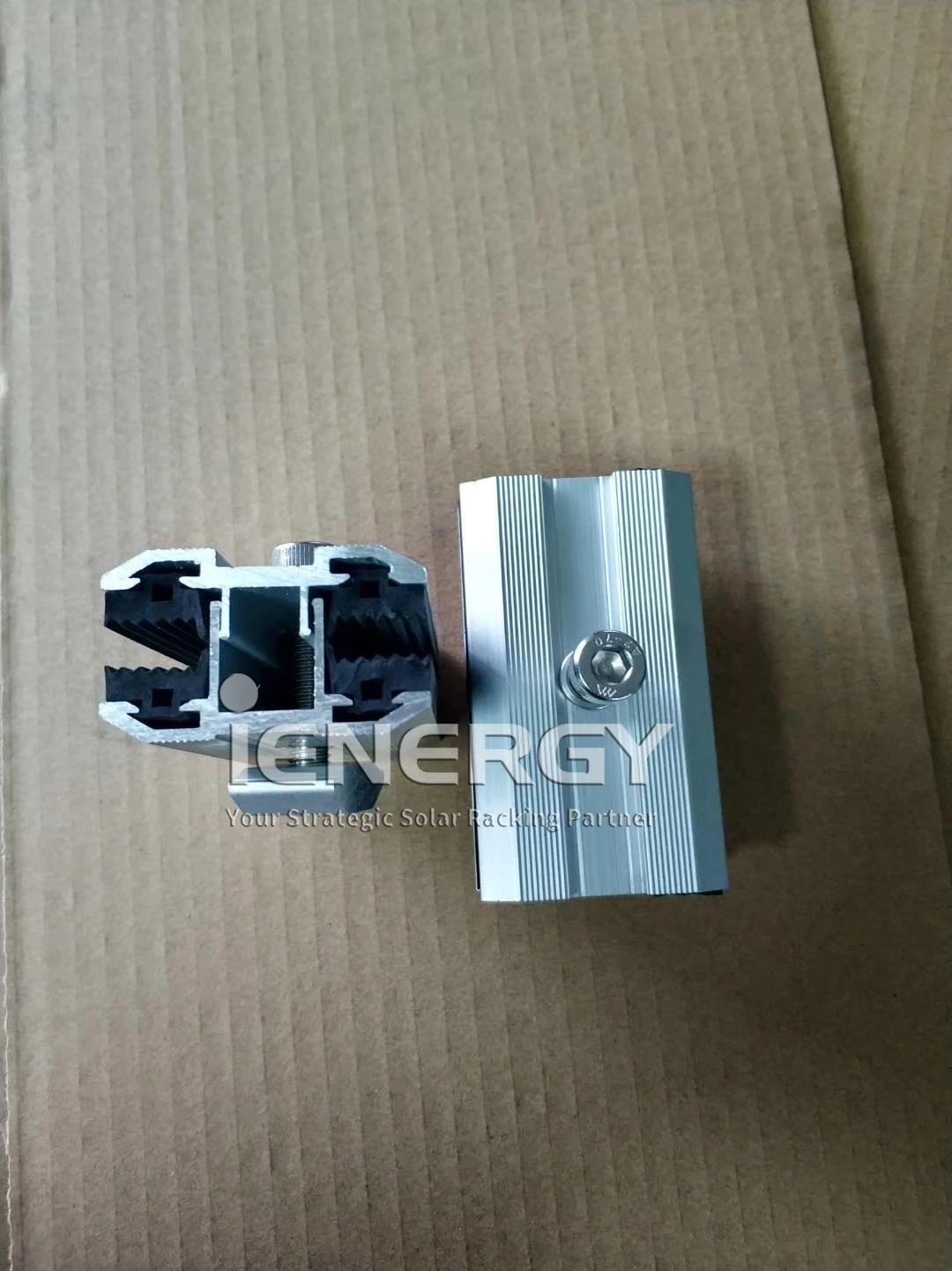 Frameless Module Clamp Aluminum Clamp End Clamp for Solar Panel ...