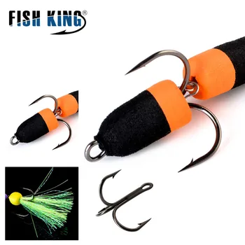 Cheery FISHKING Floating Foam Bait Three Anchor Barbed Hooks Bass Fishing High Carbon Steel Material Bottom Fishing Technique – Hooks – view 5