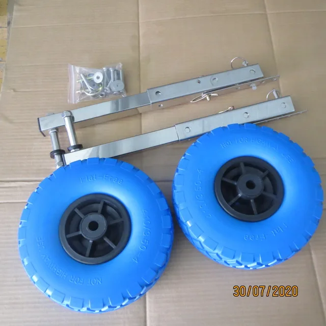 C-образный надувной прицеп, рама из нержавеющей стали с колесами