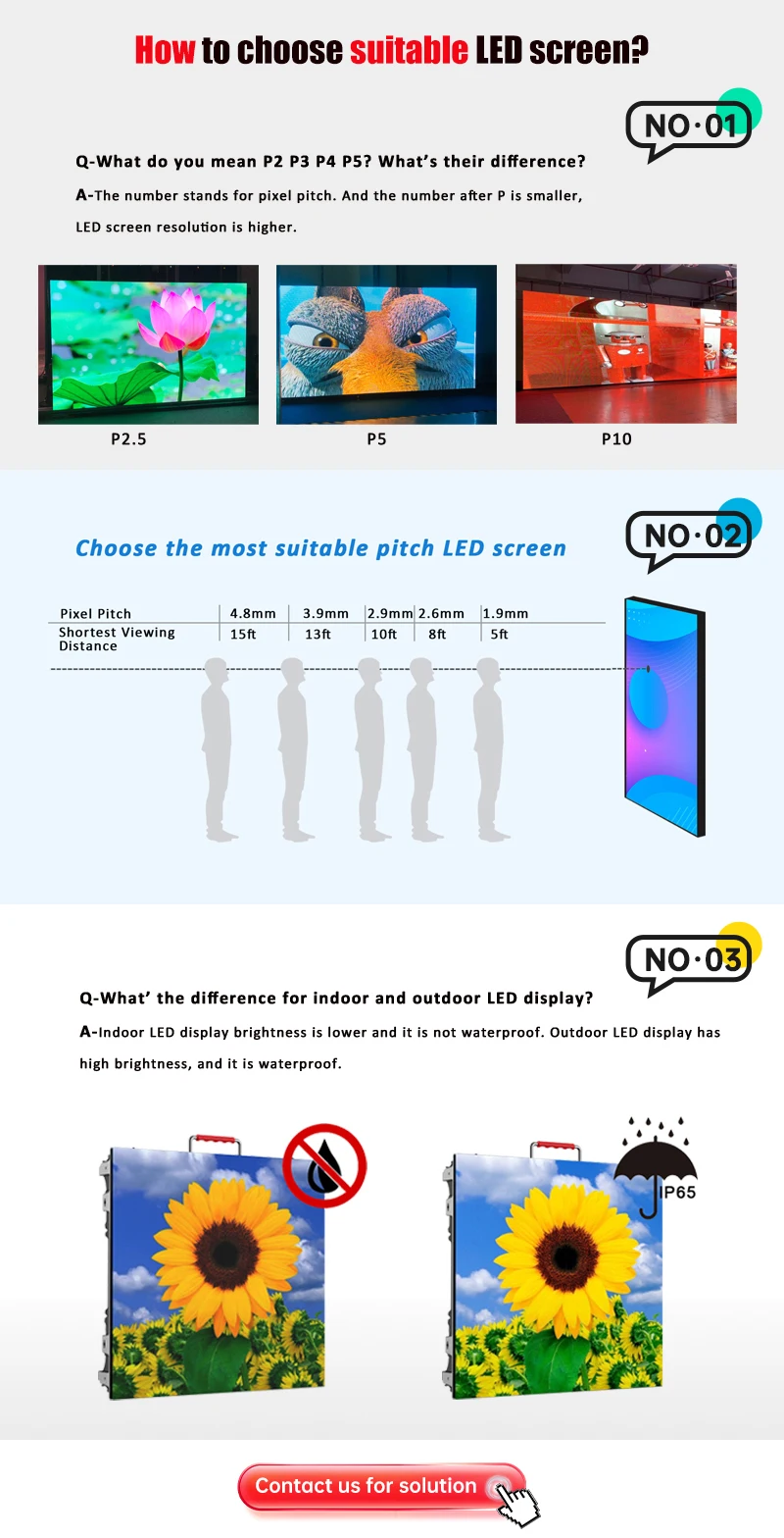 LED Screen Concert Stage Background Video Wall P2.6 P2.9 P3.9