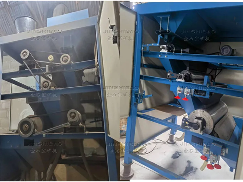 3 rollers magnetic separator for Zircon sand Ilmenite and rutile ore