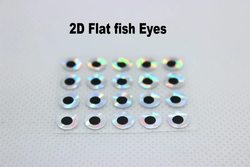 Fire Ice Wind Earth Diy Fly Tying Fish Eye Holographic Jig Eyes