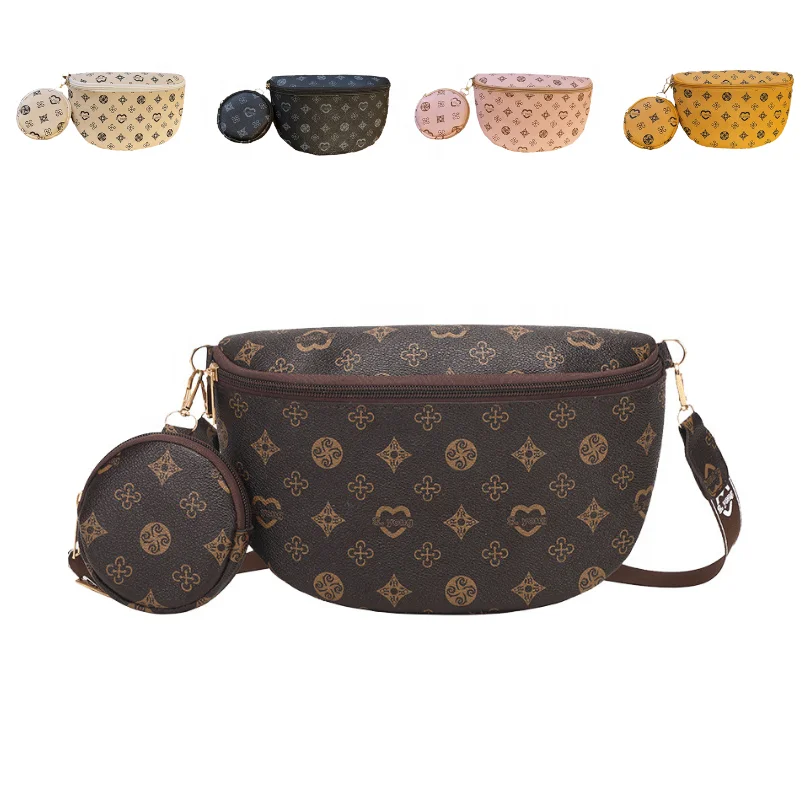 Waterproof PU Leather Fanny Pack - Ideal for Outdoor Activities display picture 1