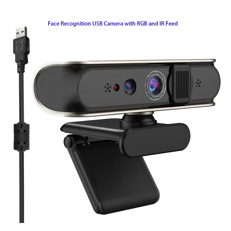 Windows Hello Best Face Unlock Auto Focus Built in Digital Microphone HD  Free Driver hd Two Lens USB Webcam for  Win10 Win 11