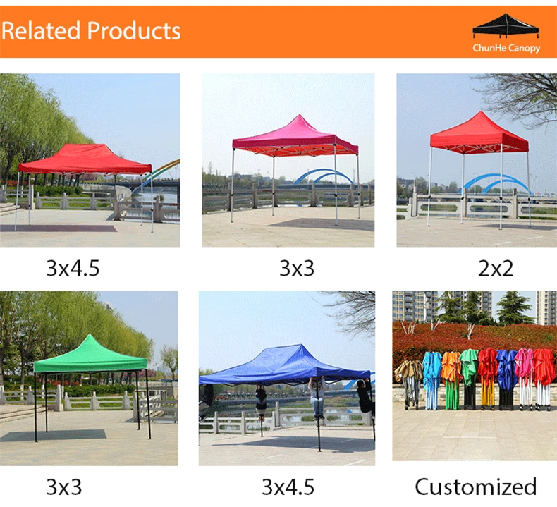 Factory Direct 5x5 Outdoor Waterproof Folding Gazebo 3x3 Tent Canopy ...