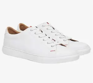 Comfortable Rubber Sole New Style Women Leather Shoes Hard-wearing Fashion Sock Sneakers for Ladies