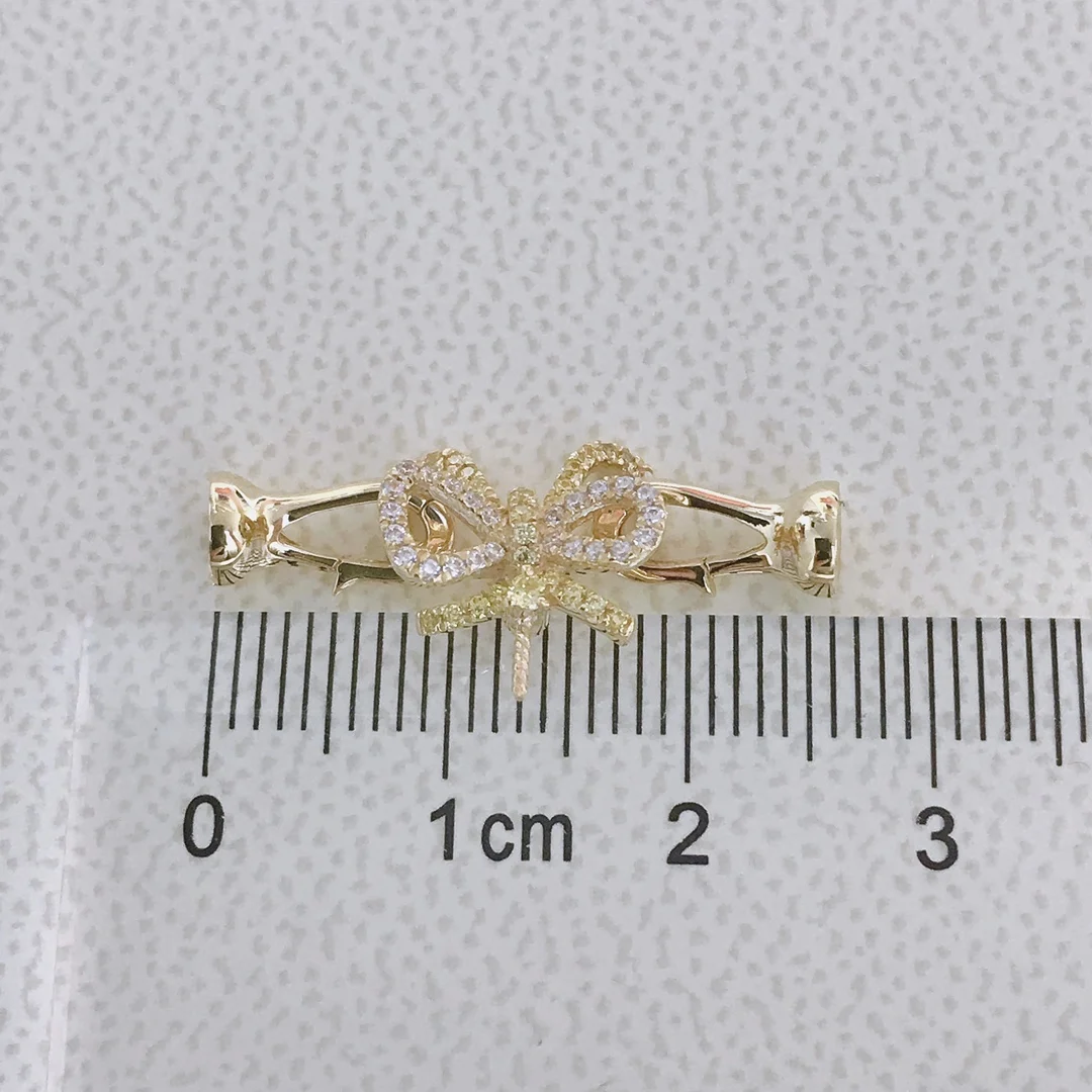 Jewelry Maker Fine Real Gold Jewelry 18k Necklace Clasp for Jewelry Pearl  Necklace Clasp
