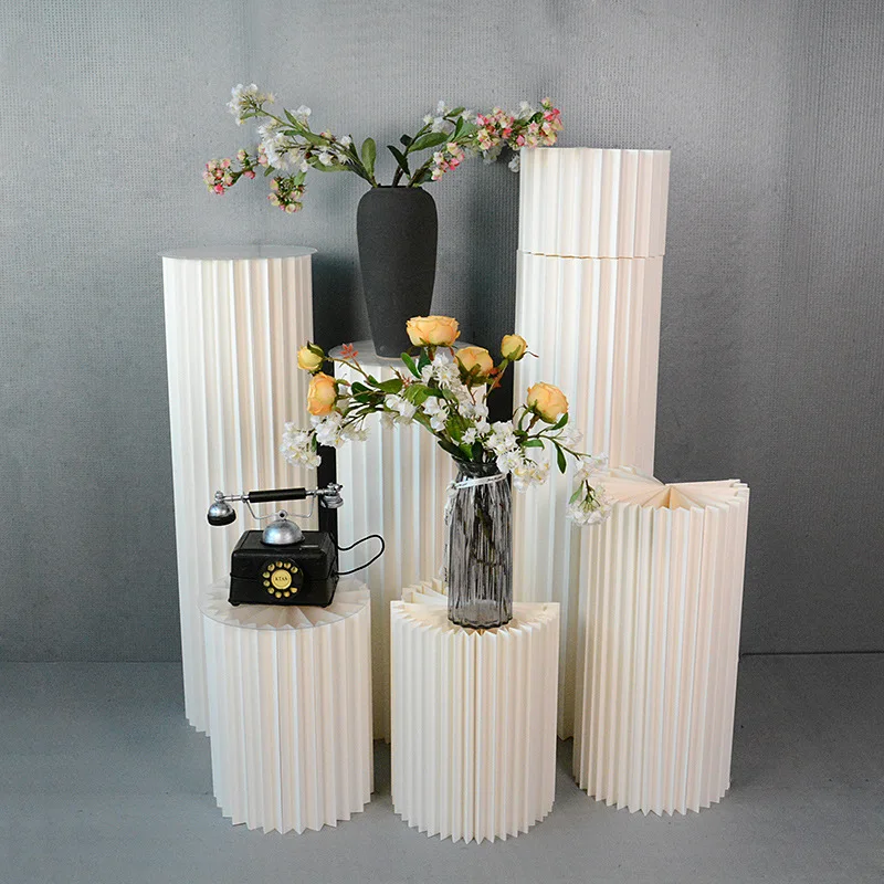 Roman Column Paper Folding Frame Greek Column Garden Wedding Party Table Decoration