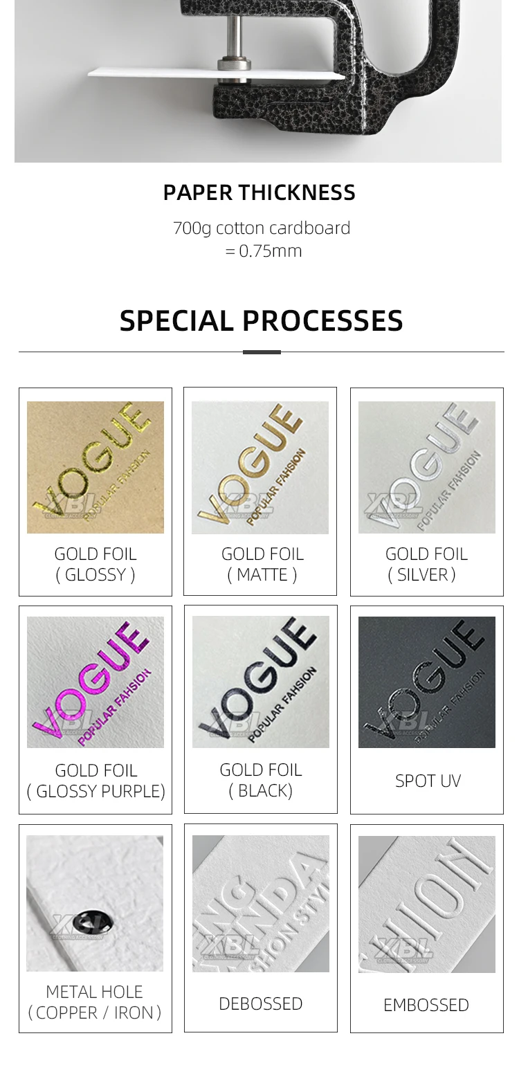 Recyclable Custom Designer Clothing Hang Tag Design Custom Vintage Logo