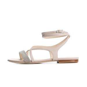 Summer Fashion Lace up Casual Flat Sandals for Women Customizable Daily Wear Ladies Breathable Comfortable Outdoor Beach Shoes