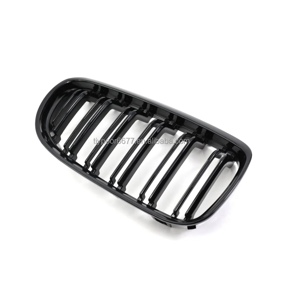product tiypeor double slats gloss black kidney grille grill for bmw e90 e91 3 series 2009 2010 2011-5