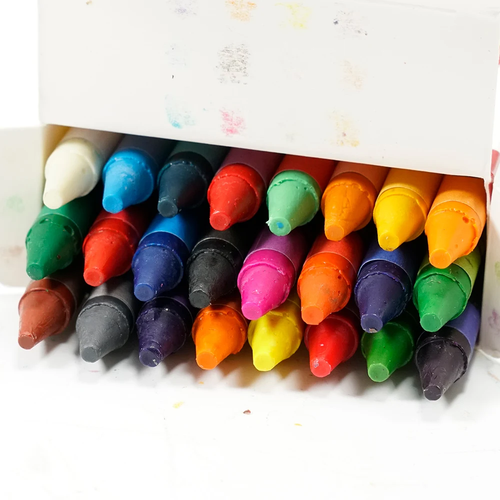 12 Crayones Colores Dibujar Niños No Toxico Colorear Lapices | Meses