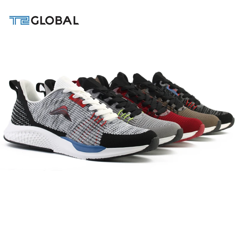 GT-21816M Новое поступление Модные дышащие Вязание верхней спортивной обуви противоскользящая подошва Tpr спортивная обувь производства гудьера