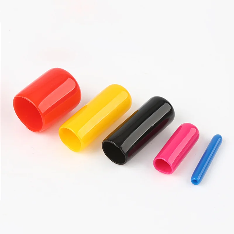 Customized PVC Protective Cover Protective Cap Plastic Dust Caps Screw Soft Covers Wire Thread protection Plug