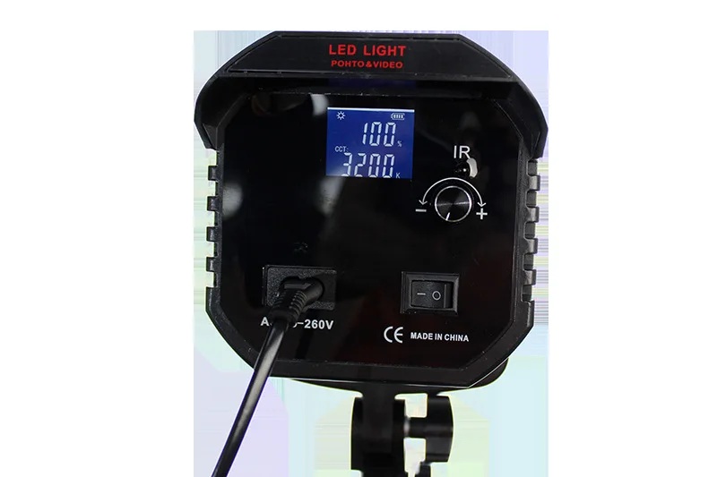 LED Continuous Video Light 100W COB Studio Spotlight LED Video Light Dimmable Photography Lighting 5600K