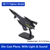 Modello di caccia SR-71 nero