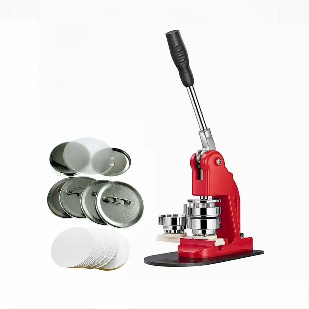 TEBAK  Hand Press Pin Button Making Machine 50MM Button Badge Press