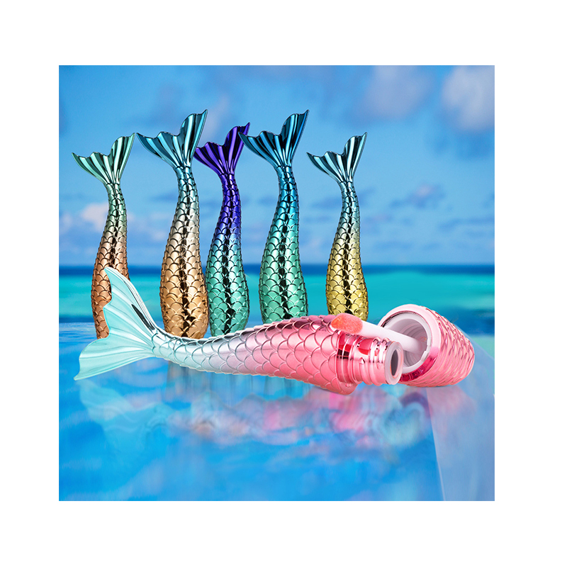 Оптовая продажа, фирменная торговая марка, Новые матовые антипригарные чашки, блеск для губ «русалка» без потери цвета