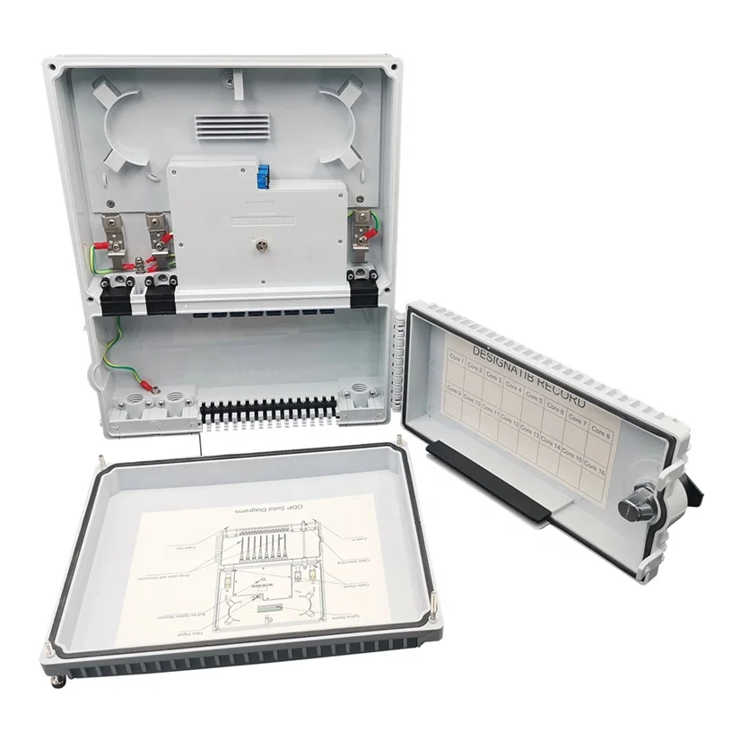 Ftth 1X8 Plc Splitter Solid Odp Optical Distribution Point