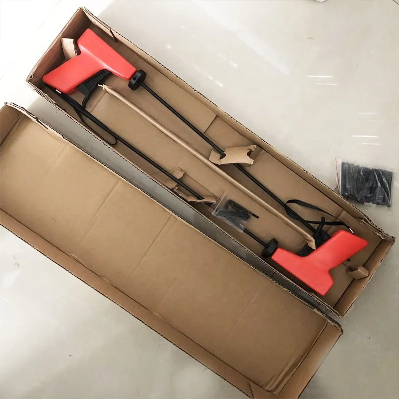 Spinning Different Sizes Red Fluff Collector Fluff Gun Roller Picker