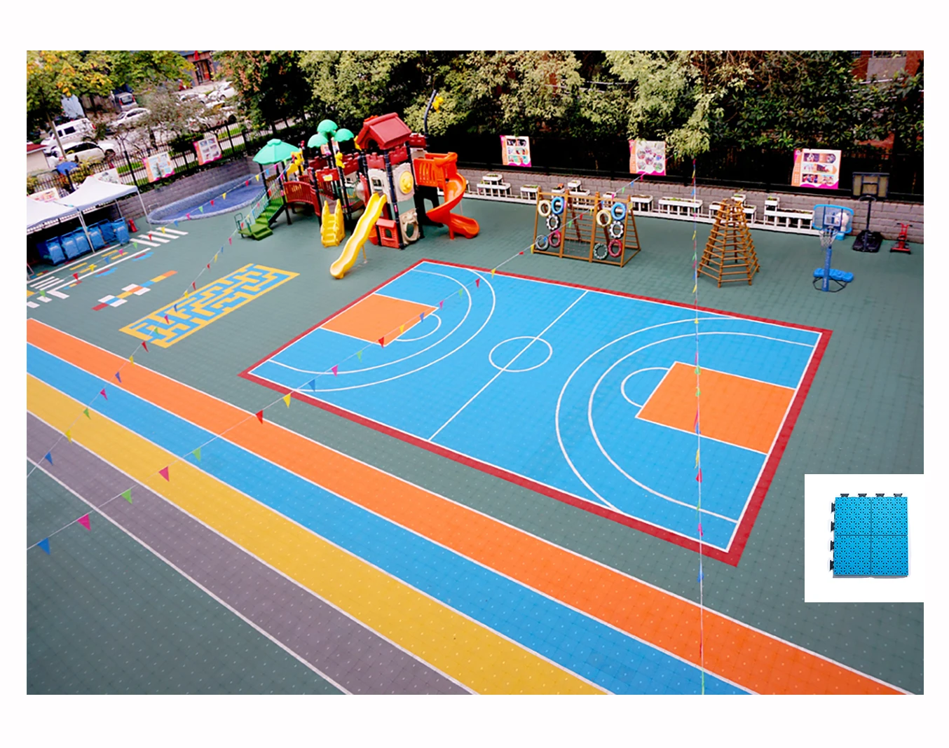 High-Quality Pickleball Courts Flooring Tiles Artificial Grass And Sports Flooring Manufacturer