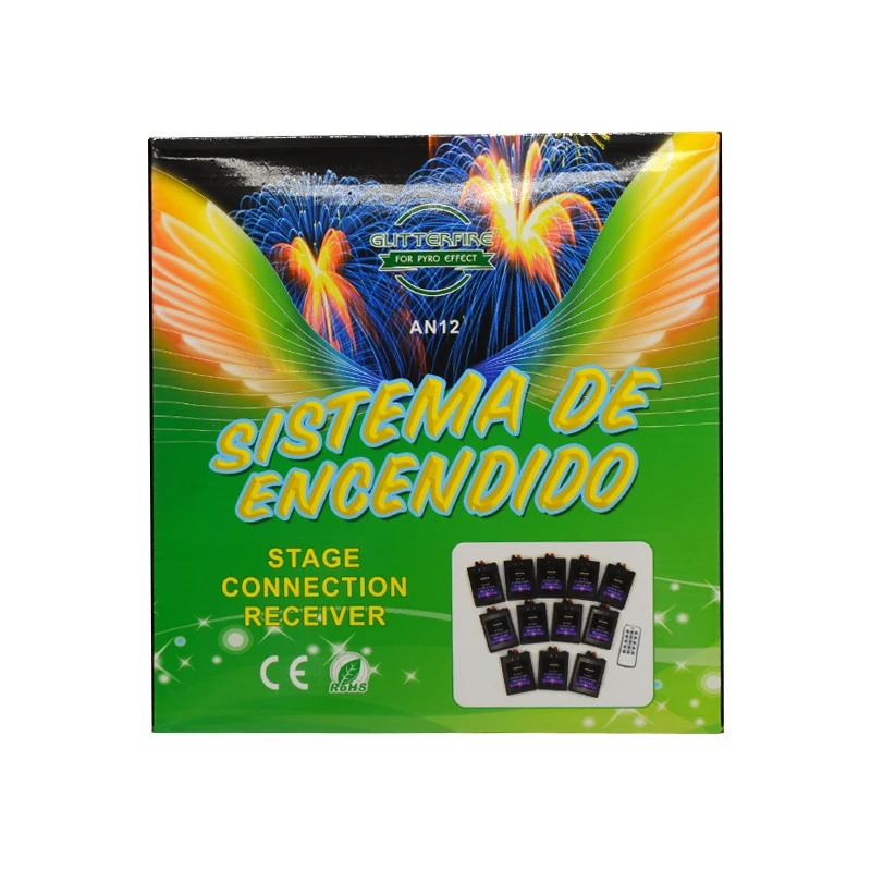 Wireless Remote Control Fireworks Firing System 12 Channel Blasting Balloon Fireworks Ignition Device Fire Control Systems