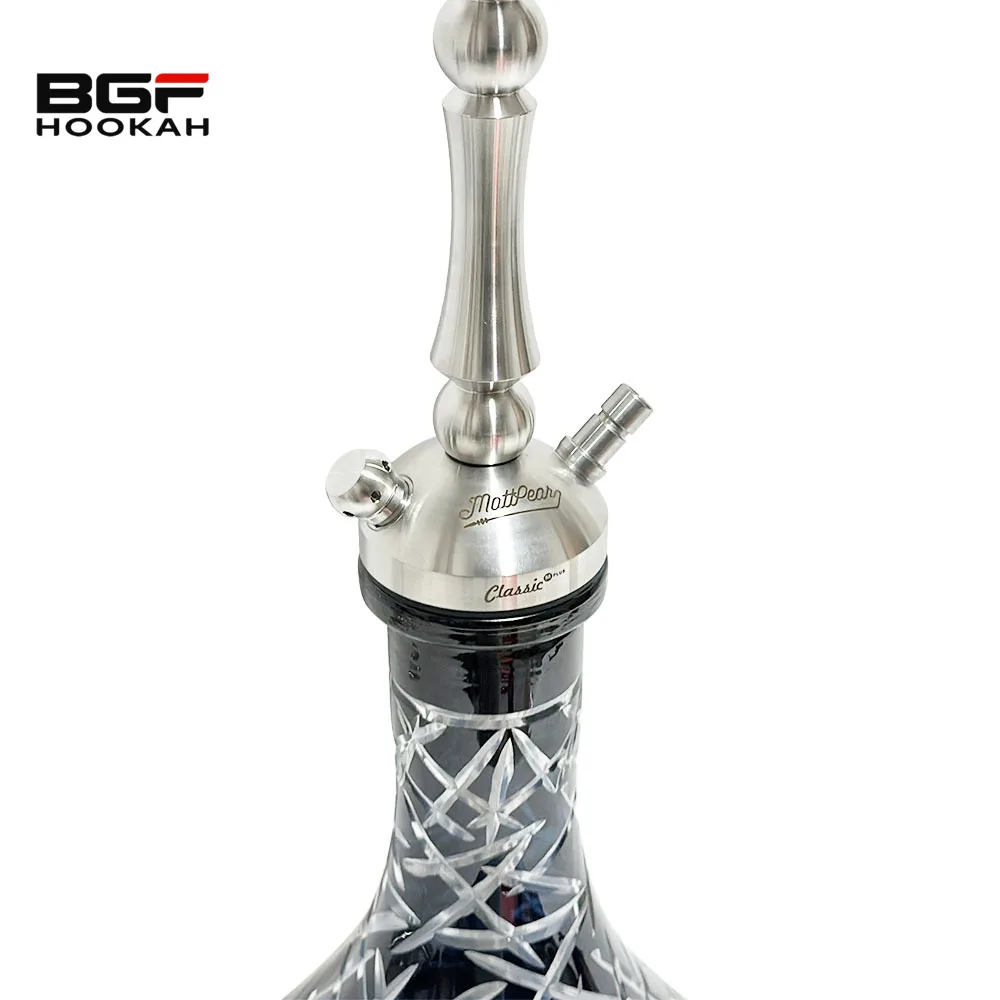 Top Sale 56 CM Silver Mattpear Classic M Plus Ball Hookah