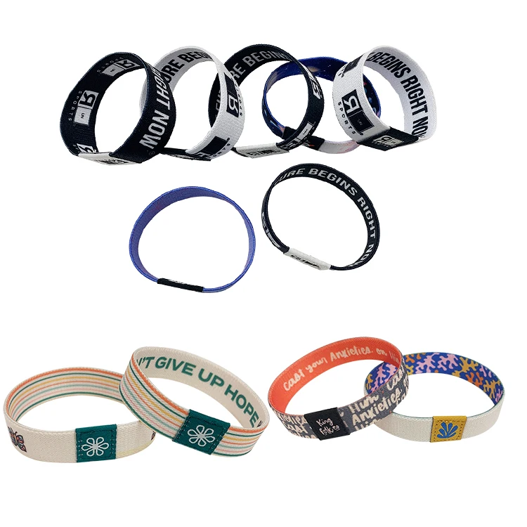 Bracelet de Sport en Polyester avec Logo personnalisé, pour fête